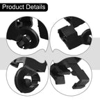 Hood Bonnet Car Clips / 2pcs / Black Pivot Linkage Holder Clip for All Cars