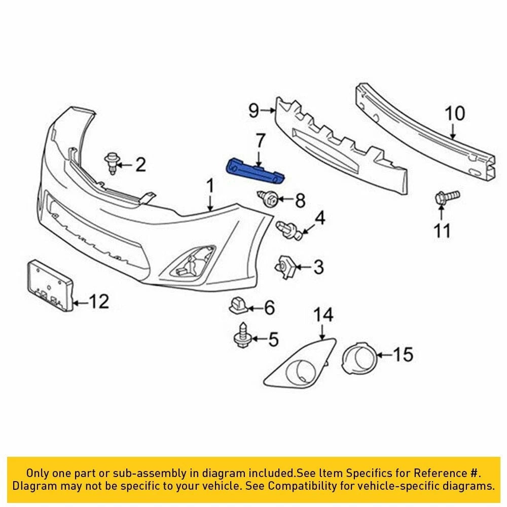 2X Side Support Bracket for Toyota Camry (2012â2014)