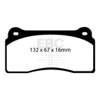 Set of 2 Brake Pads for Tesla Model 3, Nissan GT-R