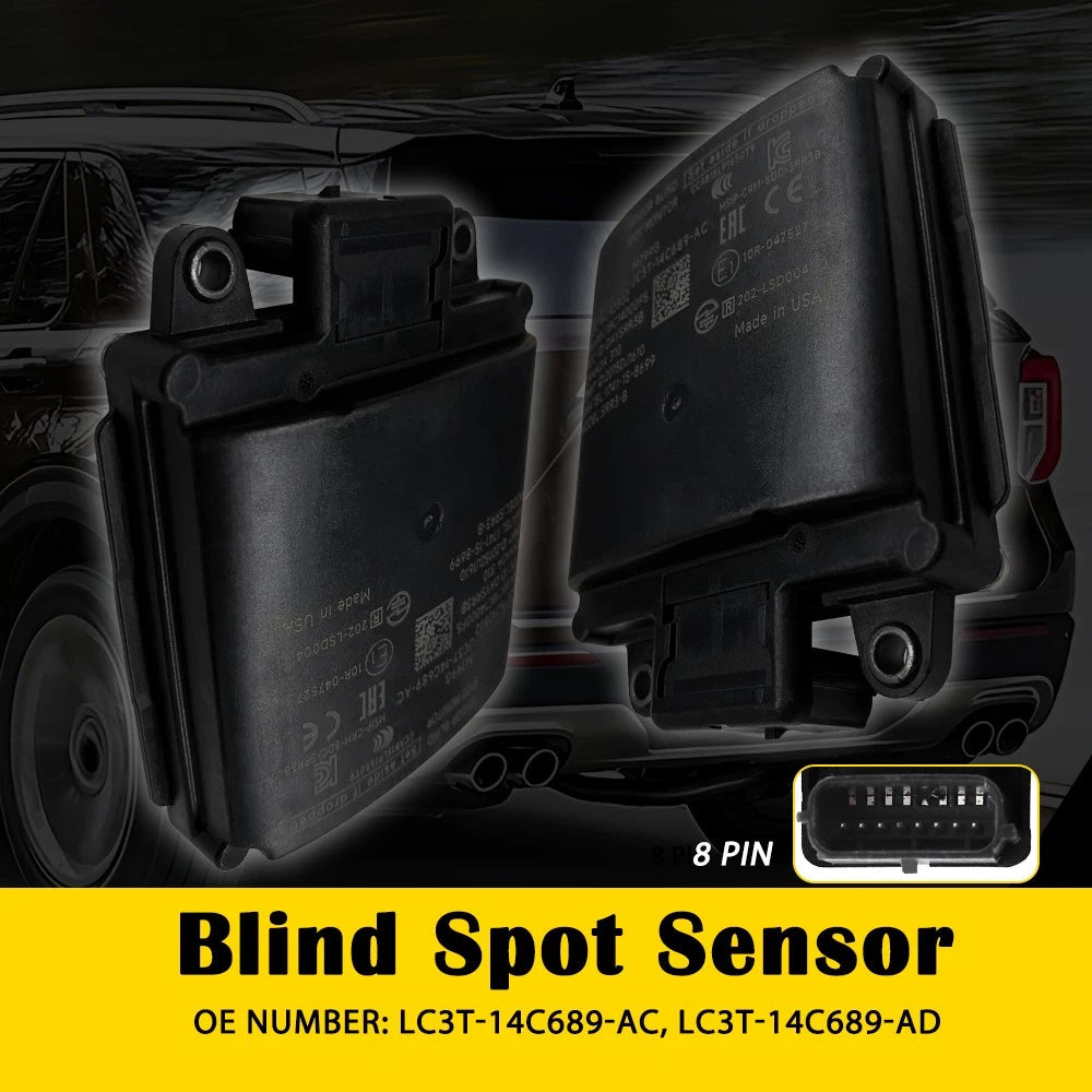 2X Rear Blind Spot Monitor Module for Ford Explorer (2020–2021) 2.3L/3.0L/3.3L