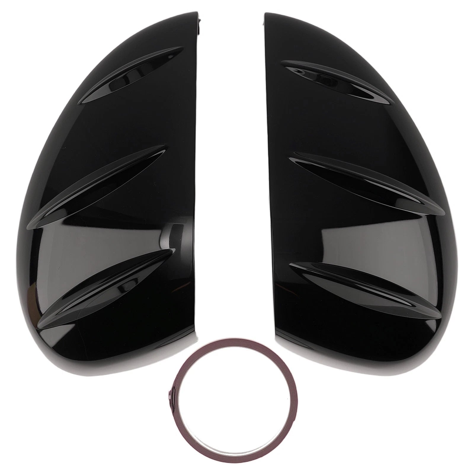 Front Side Mirror Cover Caps for Honda Civic (2022–2023) Gloss Black