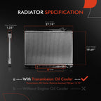 Radiator for Nissan Pathfinder Infiniti QX4 (1996–2000)