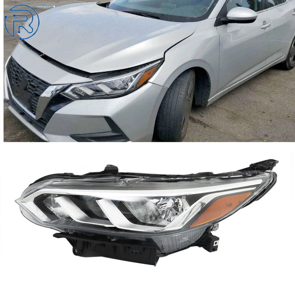 Left Side Halogen Headlight Assembly for Nissan Sentra (2020–2022)