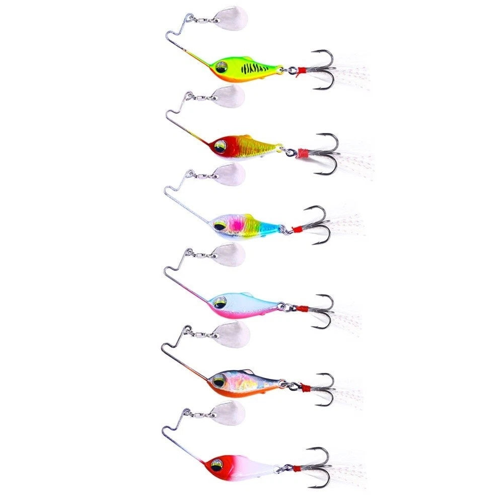 VIB Metal Fishing Lure Set of 2 (10g & 15g) for Bass Perch Swimbait