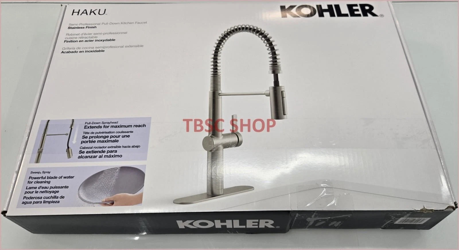 Kohler Haku R38475-LVS Pull-down Kitchen Faucet for Kitchen