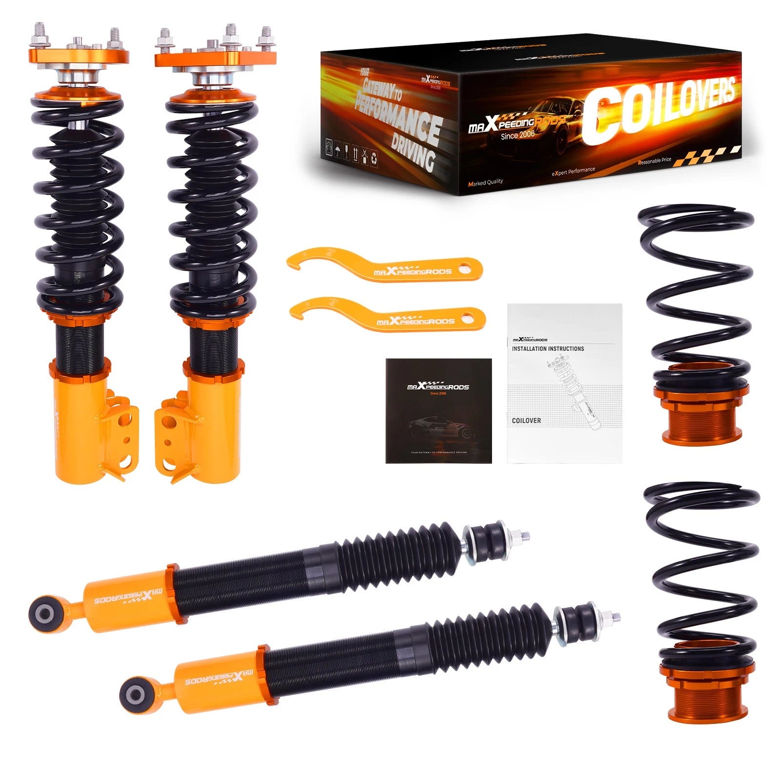 Coilovers Suspension Kit for Ford Mustang (1994–2004) Adjustable Height