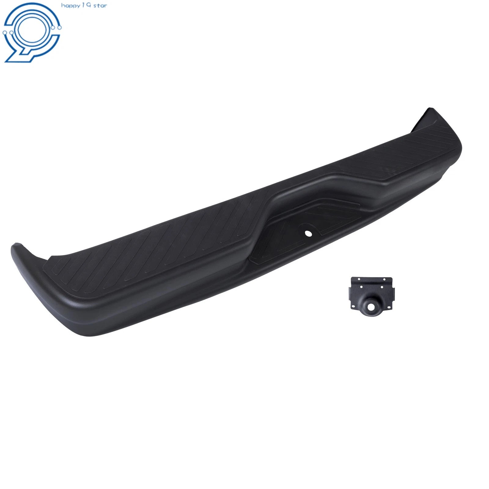 Step Bumper with Top Bottom Pads for Ford E150 E250 E350 (1992-2014)
