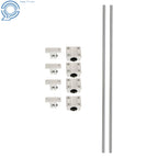 2X 10mm Linear Guide Rods with Bearings and Supports for CNC Machines