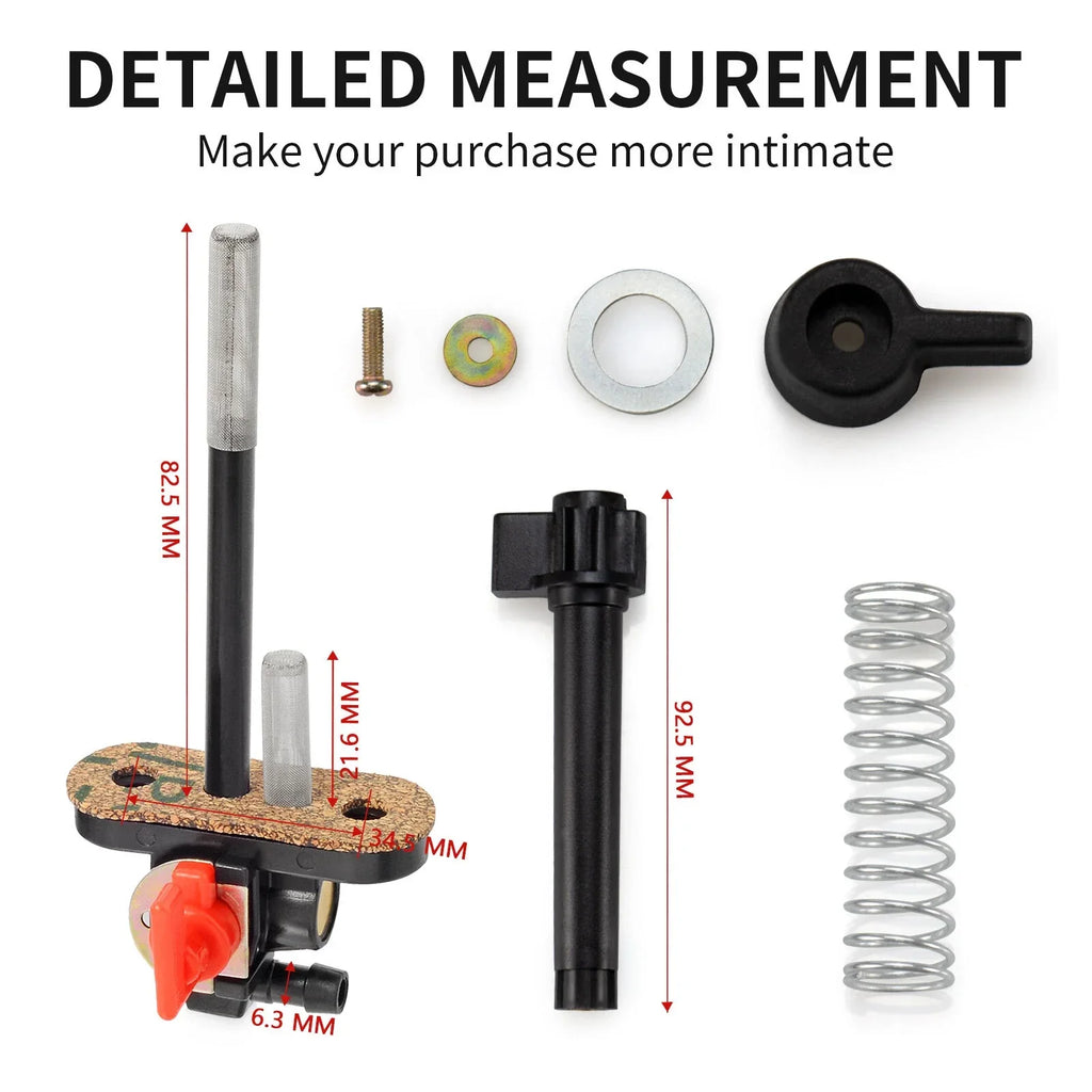Fuel Pump Valve Petcock Lever Knob 2x4 4x4 for Polaris Magnum (1995–1996)