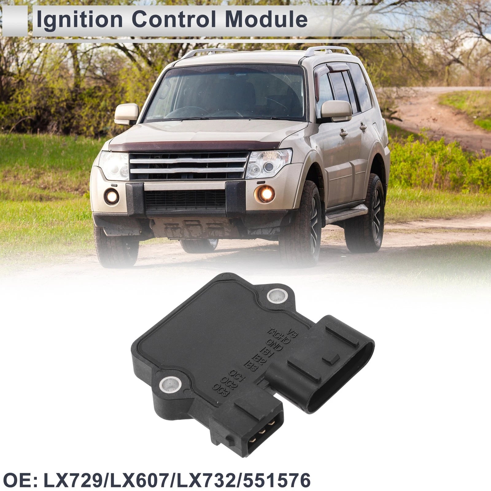 1 Pc Ignition Control Module No.LX729 for Mitsubishi Montero (1997–2004)