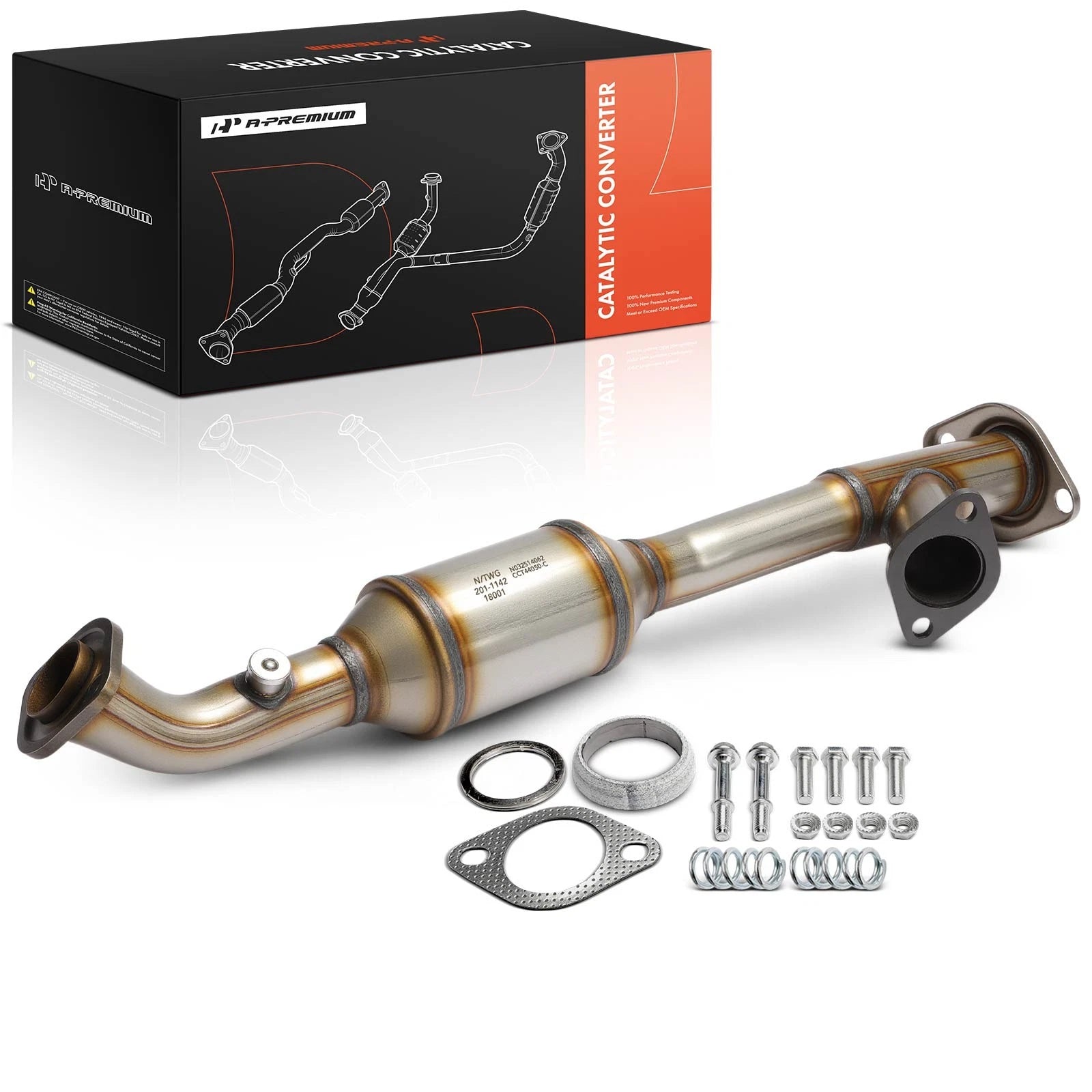 Catalytic Converter Rear Passenger RH for Toyota 4Runner (2013-2023) / Lexus