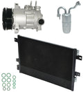 AC Compressor Kit With Condenser Replacement for Dodge Avenger 2.4L (2009–2014)