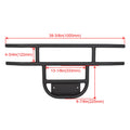 Black Steel Front Bumper Brush Guard for Club Car DS (1981–Present)