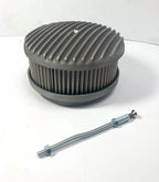 Finned Aluminum Air Cleaner Replacement for Universal Fit Vehicles (Any Year)