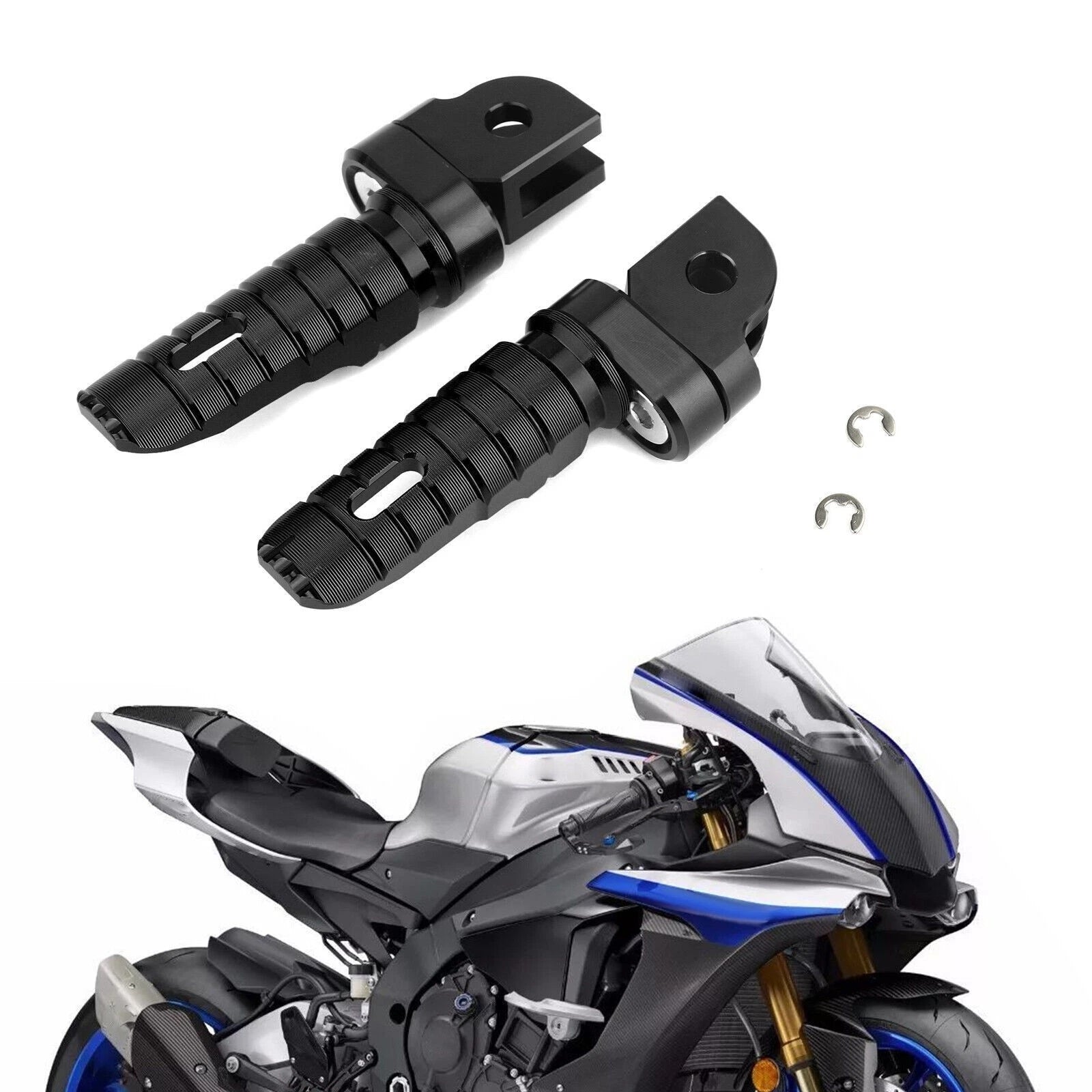 Front Footrests Foot Pegs for Yamaha FZ-07 FZ-09 FJ-09 FZ-10 XSR 700 900 FZ8 (2013–2020)