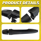 Exterior Door Handle for Toyota Venza (2009–2015) Rear Right Side Black