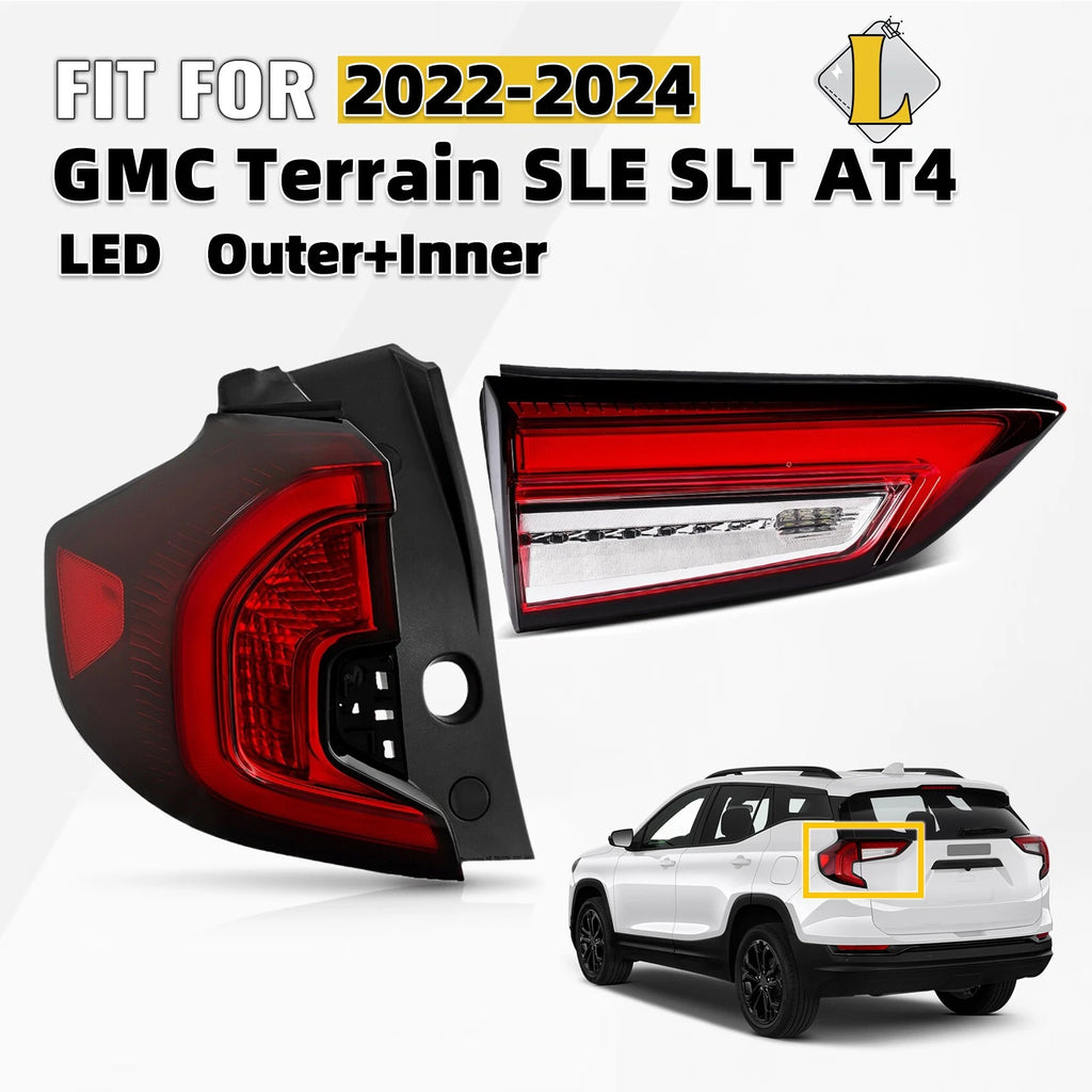 LED Tail Light for GMC Terrain (2022–2024) Outer Inner Brake Lamp Left