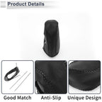 1 Pc Gear Shift Knob Cover for Nissan Tiida (2004–2012) Pebbled Black