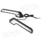2X 6-LED Daytime Running Lights for Euro Style 7-Tube (Universal)