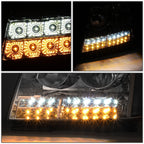 LED DRL Turn Signal Headlight Lamps for Tahoe Suburban (2007–2014)