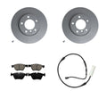 Hella Front Rotors & Akebono Euro Ceramic Brake Pads for BMW 128i (2008–2013)