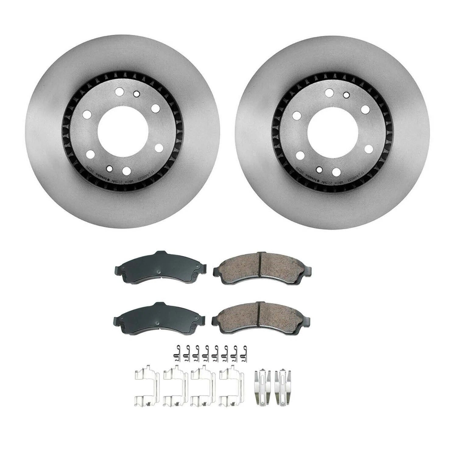 Front Brake Kit Disc Rotors & Pads for Buick Chevy GMC Isuzu Saab (2000–2023)