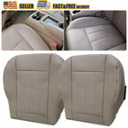2X Bottom Seat Cover Perforated Tan for Chrysler Town & Country (2011–2016)