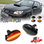 Dynamic Smoke Lens Amber LED Side Marker Light for Subaru Impreza (2002–2007)