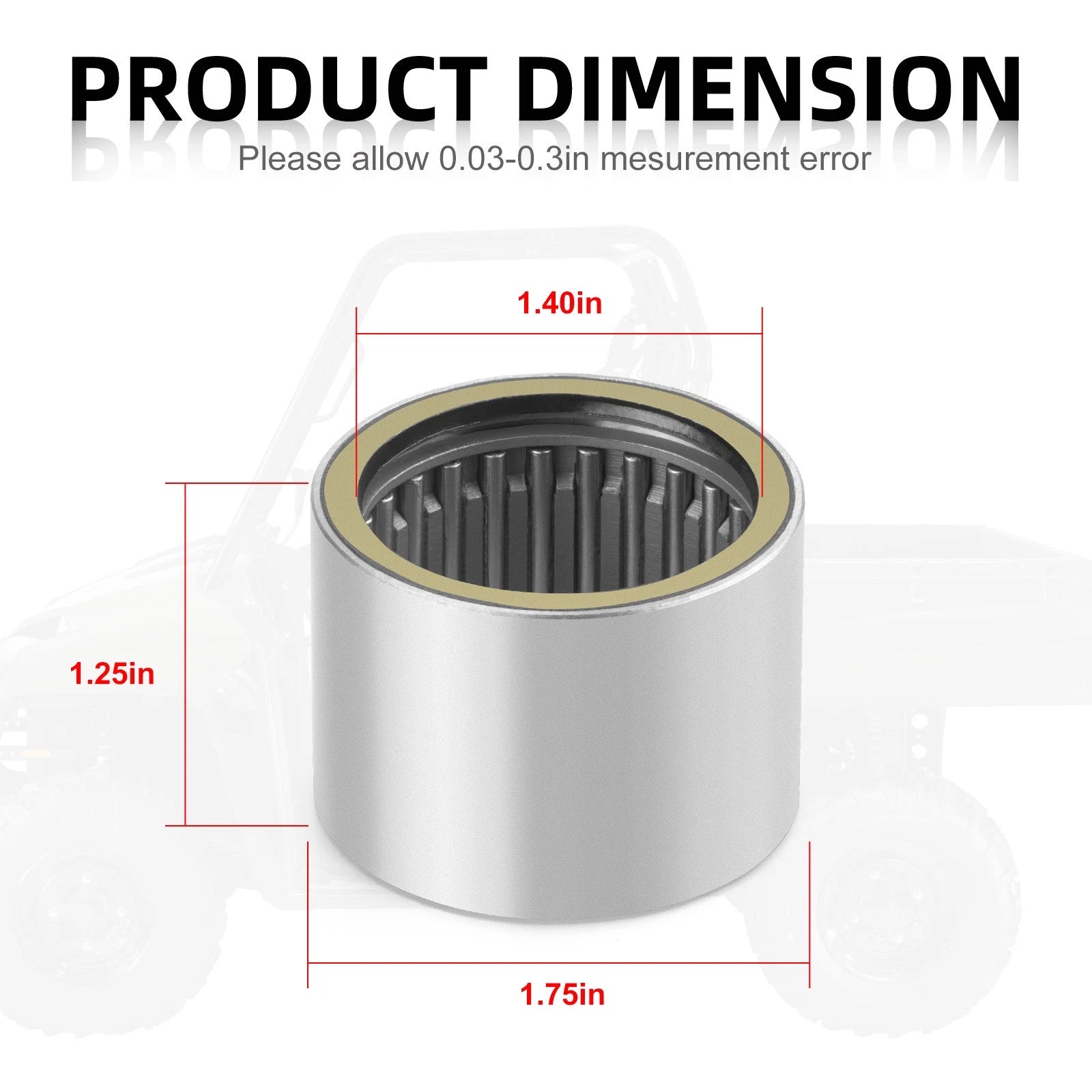 Primary Drive Clutch Needle Bearing 3514609 for Polaris Ranger XP Crew 900 1000