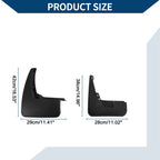 Set of 4 Mud Flaps Splash Guards for Mercedes-Benz GL450/350 (2008–2012)