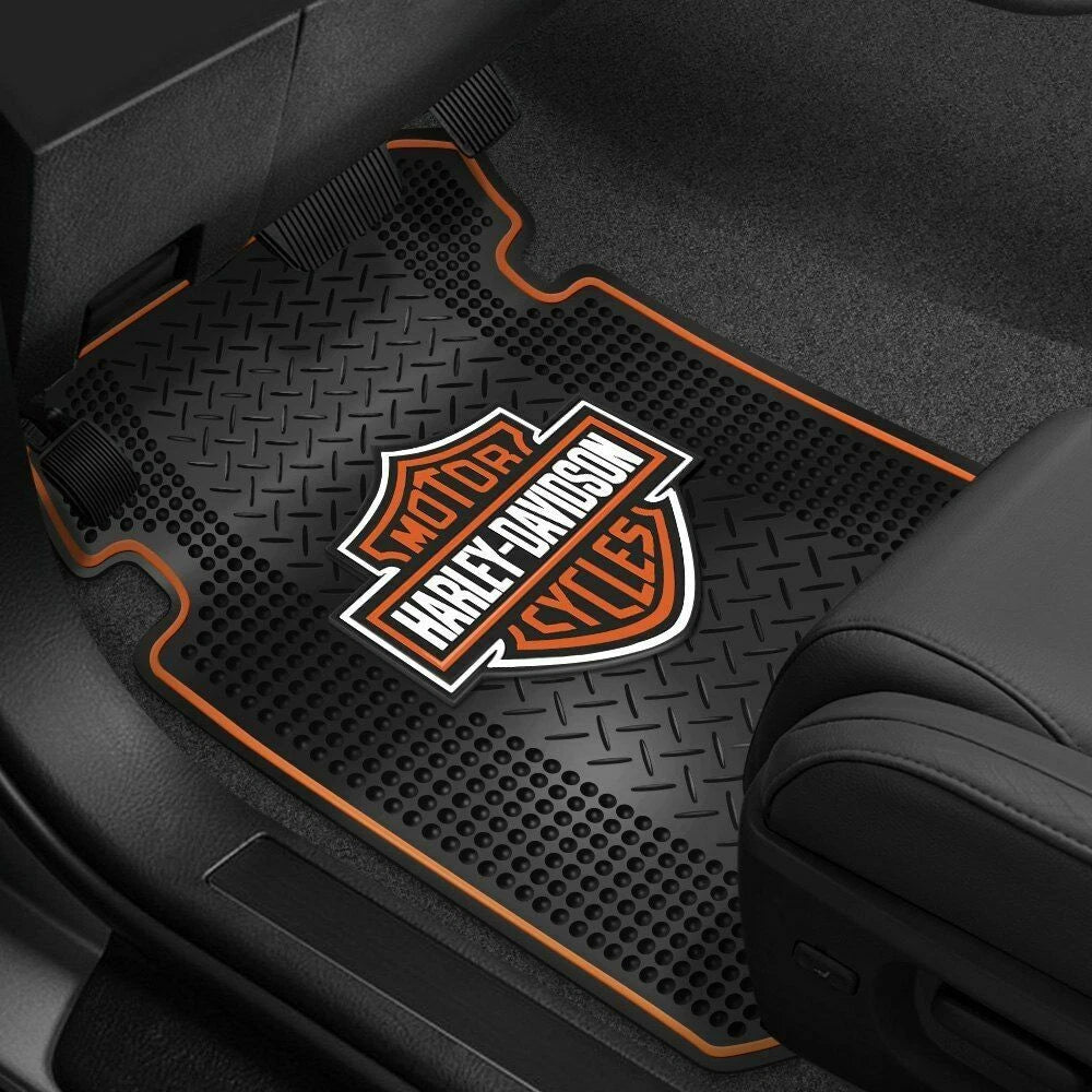 2X Diamondtread Floor Mats for Harley-Davidson