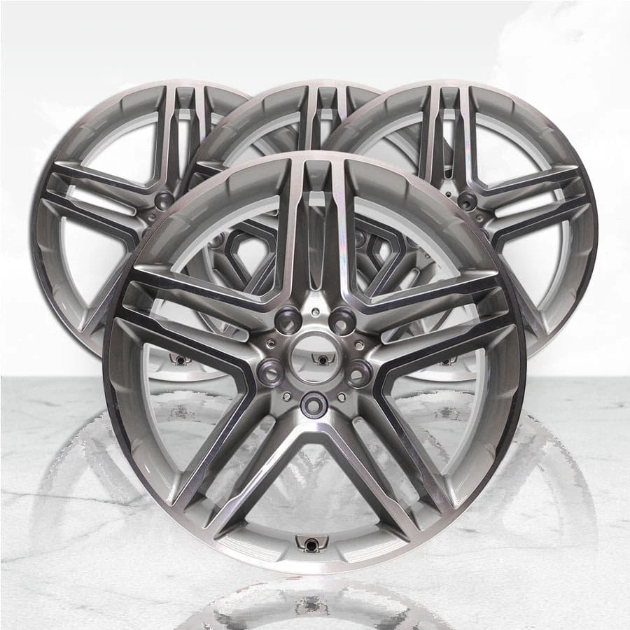 Wheel Rim Replacement Machined Grey Inset 19 Inch for 2017–2018 Santa Fe
