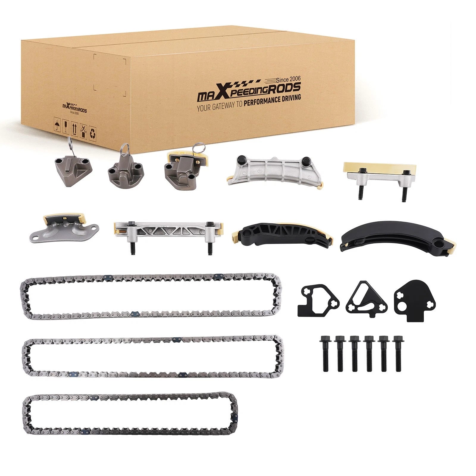 Engine Timing Chain Kit for Chevrolet Equinox/Traverse V6 (2008–2017)
