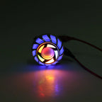 LED Motorcycle Tail Brake Lights - Colorful Angel Eye Strobe