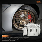 Front Left Right Brake Calipers w/Bracket Pair for Lexus RX350 (2010–2015)