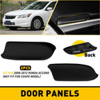 Set of 2 Door Panel Armrests for Honda Accord (2008–2012) PU Leather