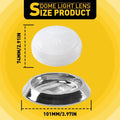 Round Dome Light Base Lens for Chevrolet Camaro Firebird Nova (1971–1981)