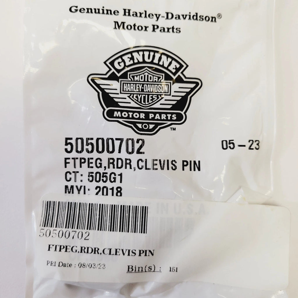 Footpeg Rider Clevis Pin for Harley-Davidson (50500702)