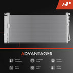 A/C Condenser with Bracket & Receiver Drier for Kia Stinger (2018-2023)