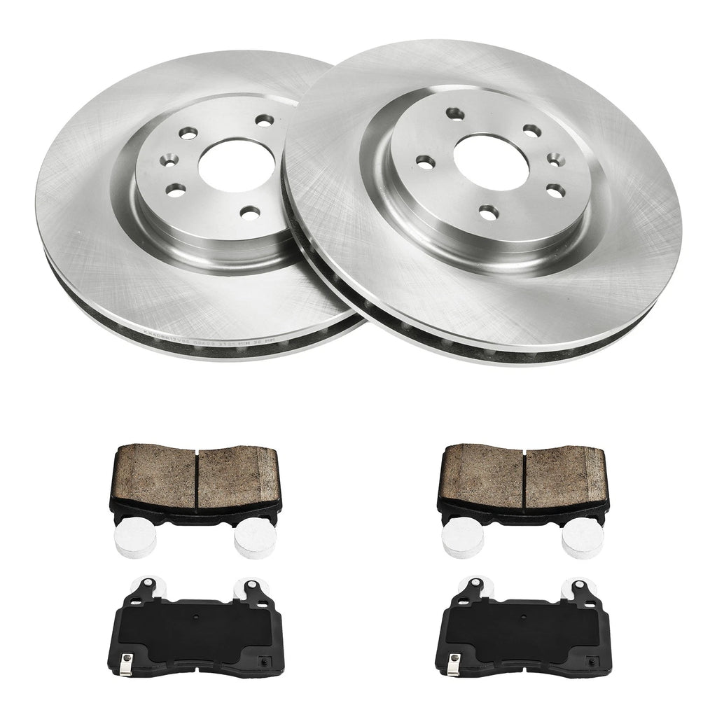 Ceramic Front Vented Rotors and Pads for Chevrolet Camaro (2011–2015)