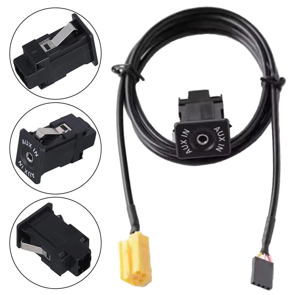 6Pin AUX Audio Cable for Fiat Grande Punto, 500 (2005–2019)