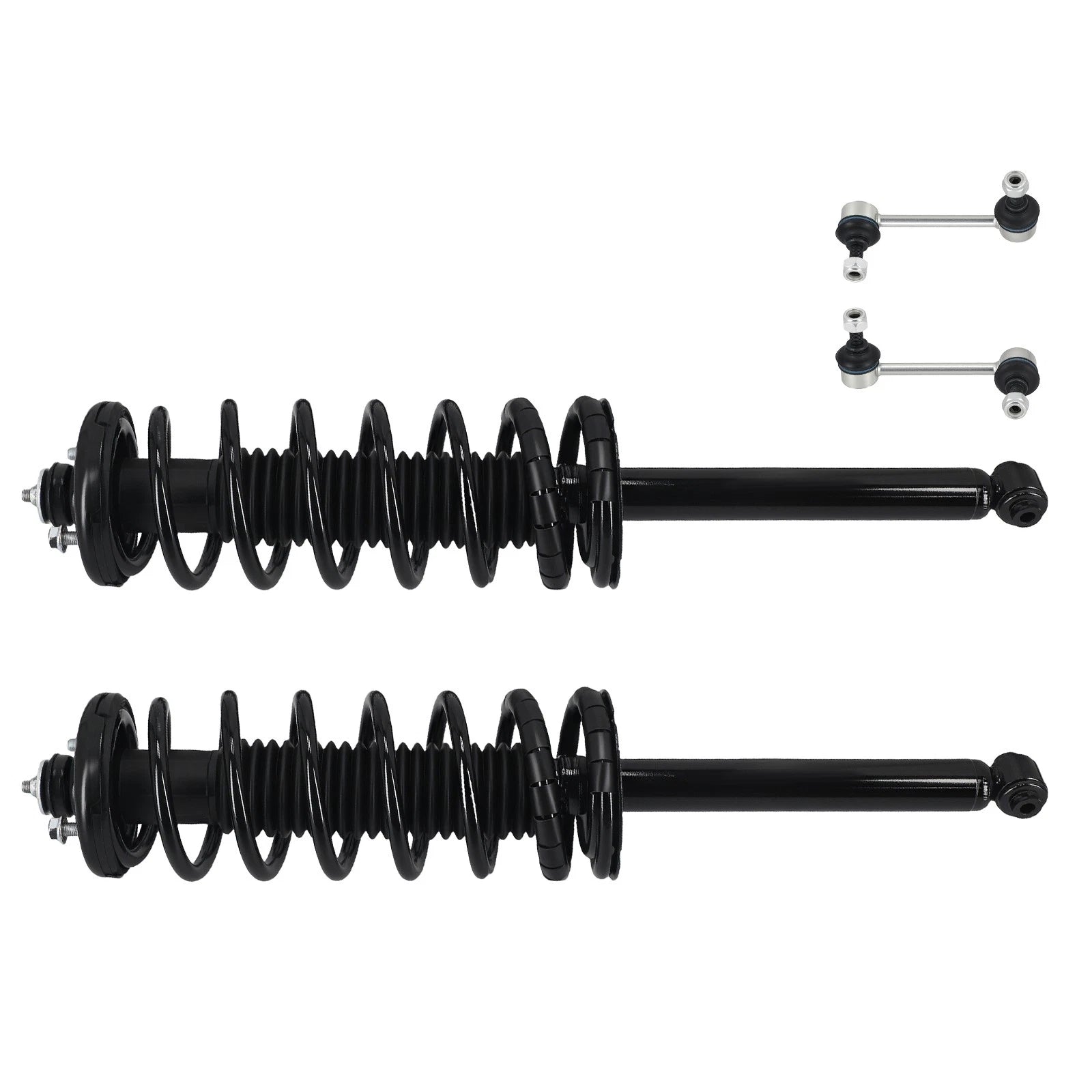 4X Rear Complete Struts Spring Assembly Sway Bar for Honda Accord (1998–2002)