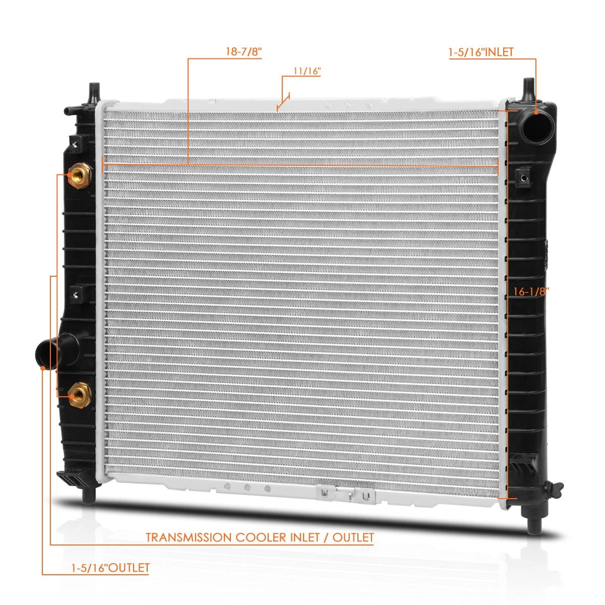 Aluminum Core Radiator for Chevy Aveo/Suzuki Swift (2004–2008) DPI-2774