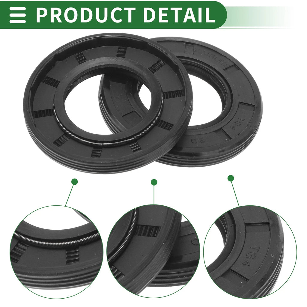 Set of 5 Oil Seal TG4 Lip Seal Ring NBR Rubber 30x55x7mm