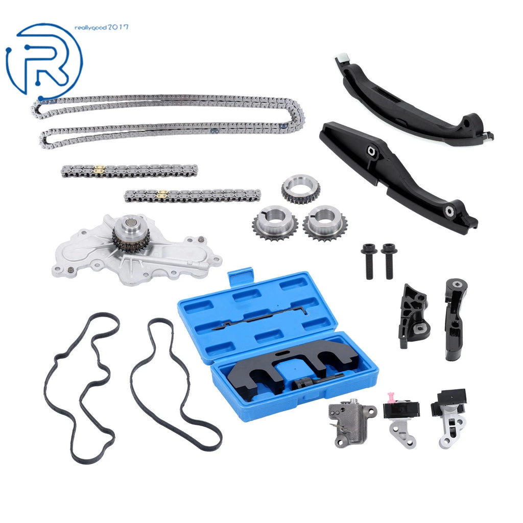 Timing Chain Kit with Water Pump Tool for Ford Explorer Taurus (2013–2019)