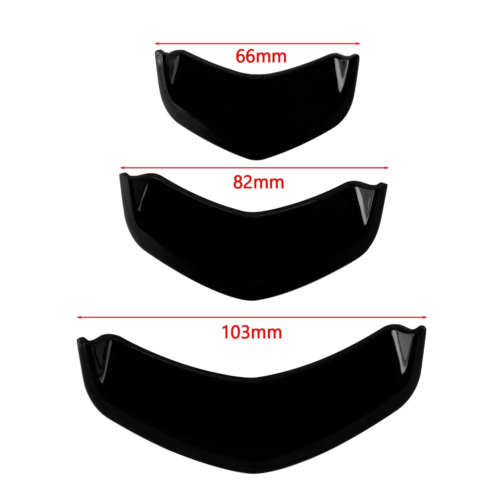 Front horn cover trim for Vespa Sprint 300, GTS 300, GTV (2014–2023) Black