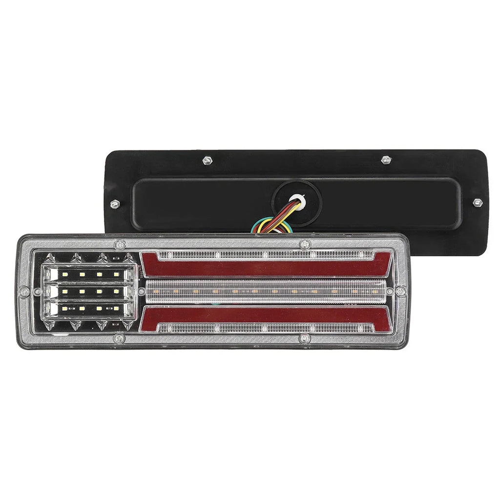 24V Flowing Rear Light Turn Signal Brake Reverse Lamp for Trailer Truck Lorry
