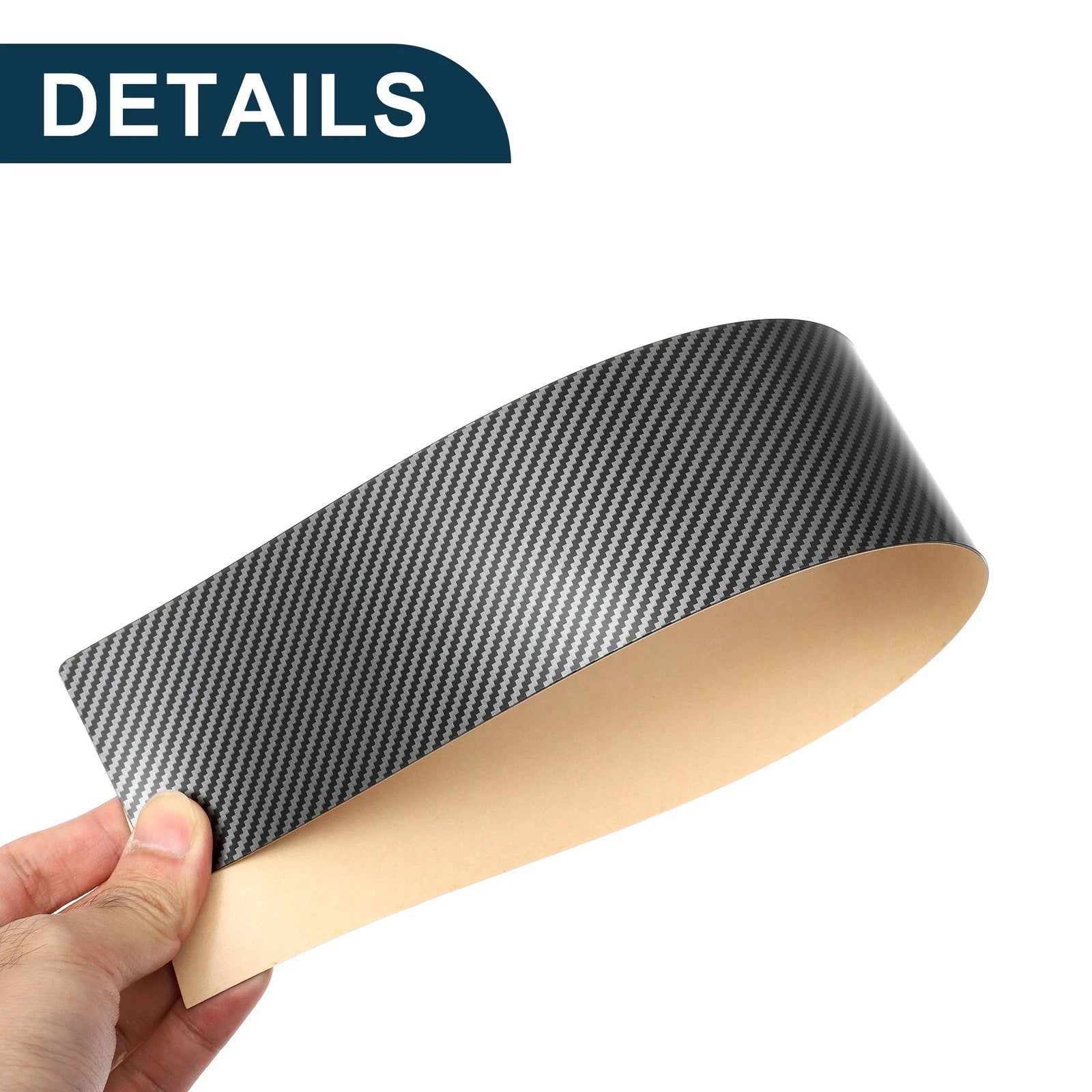 6 Pcs Door Pillar Window Trim for Toyota Sienna (2011–2020) Carbon Fiber Black