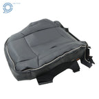 Front Passenger Bottom Back Seat Cover for Hummer H3 (2006-2010) Leather Black