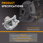 Front Left & Right Brake Caliper Set for Ford E-150 E-250 E-350 (2000-2019)